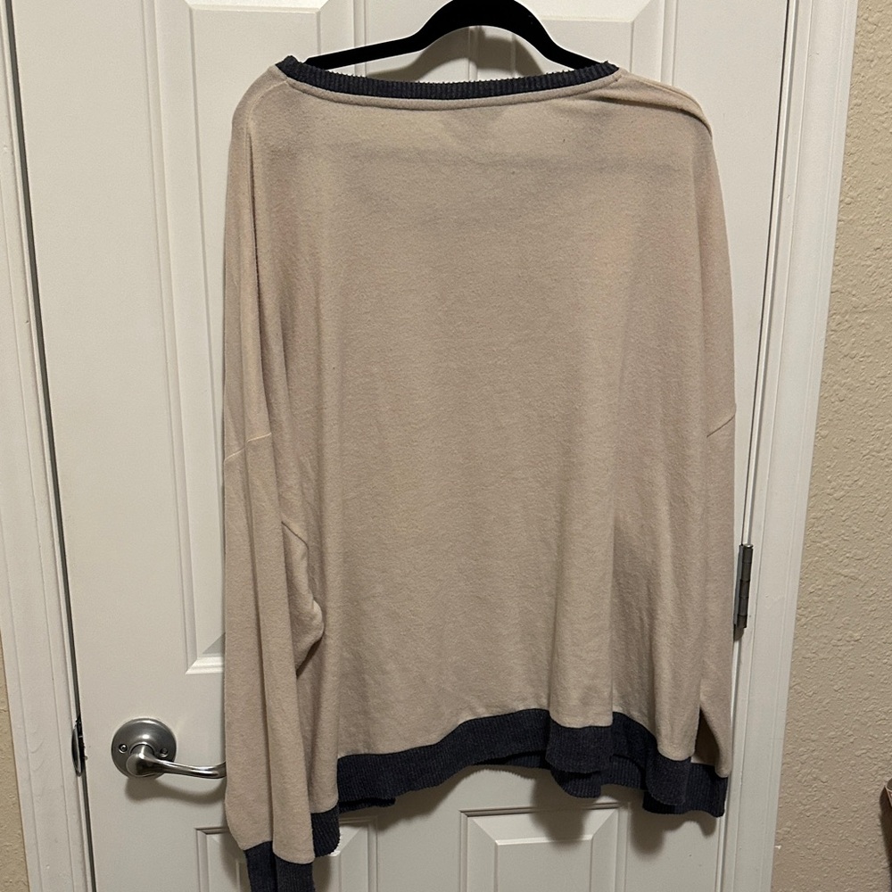 Natural Reflections Cream and Colorful Sweater - Picture 6 of 6